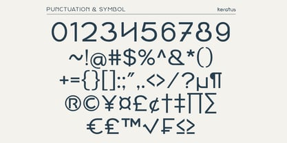 Keratus Font Poster 11