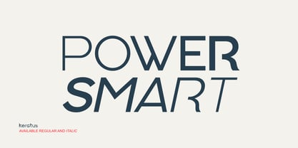 Keratus Font Poster 10