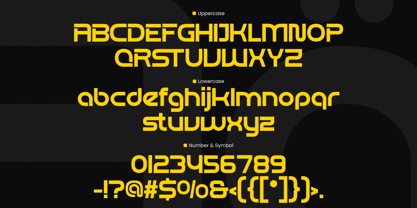Metro Gate Font Poster 9
