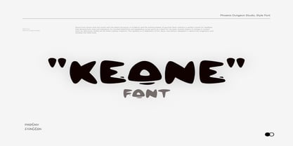 Keone Font Poster 6