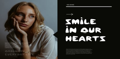 Keone Font Poster 3