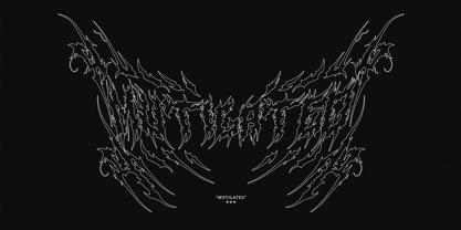 Sunfyre Black Font Poster 4