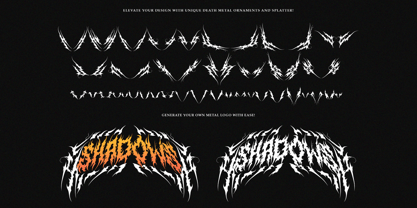 Sunfyre Black Font Poster 7