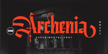 Archenia Font Poster 1