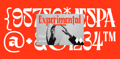 Archenia Font Poster 9