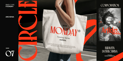 Archenia Font Poster 10