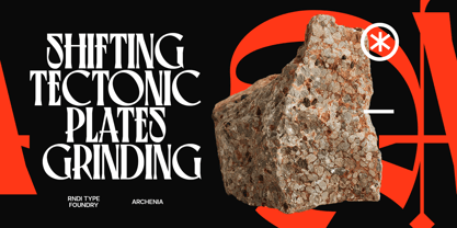 Archenia Font Poster 2