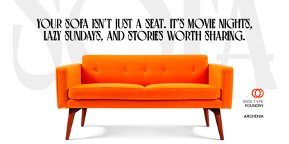 Archenia Font Poster 11