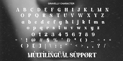 Gravelly Font Poster 9