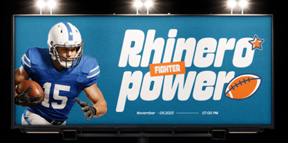 GC Rhygun Font Poster 10
