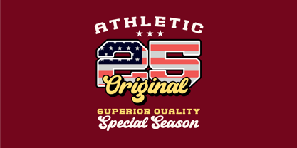 Houston Strike Slab Serif Font Poster 3