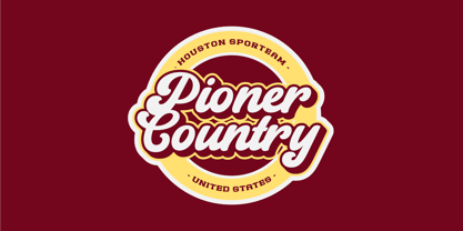 Houston Strike Slab Serif Font Poster 6