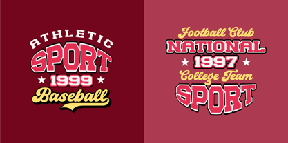 Houston Strike Slab Serif Font Poster 5