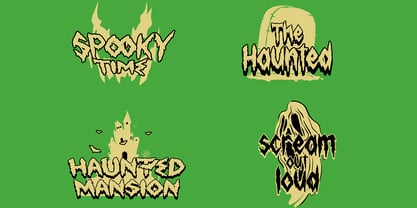 Creepy Creeper Font Poster 7