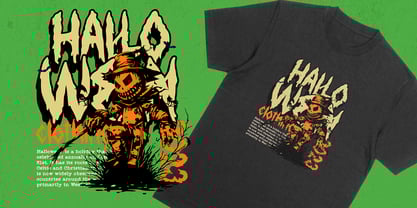 Creepy Creeper Font Poster 5