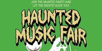 Creepy Creeper Font Poster 3