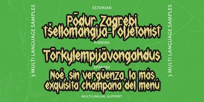 Creepy Creeper Font Poster 6