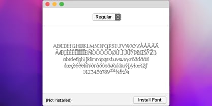 Stavelin Font Poster 4