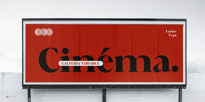 Calferia Font Poster 6