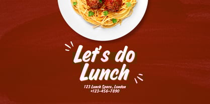 Ramen Sauce Font Poster 6