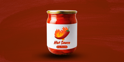 Ramen Sauce Font Poster 3