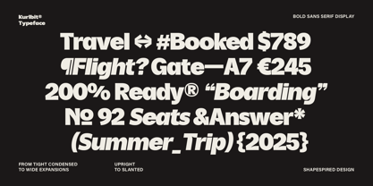 Kurlbit Font Poster 10