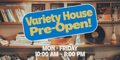 Kurlbit Font Poster 3