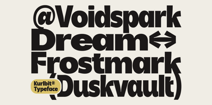 Kurlbit Font Poster 7