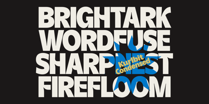 Kurlbit Font Poster 4