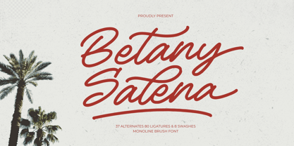 Betany Salena Font Poster 1