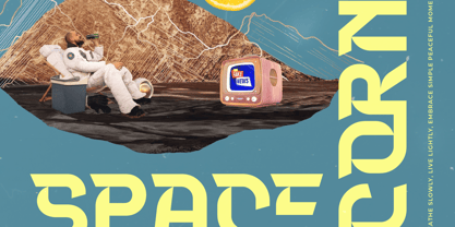 Meteor Horizon Font Poster 9