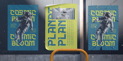 Meteor Horizon Font Poster 5