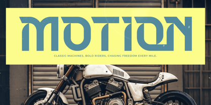 Meteor Horizon Font Poster 8