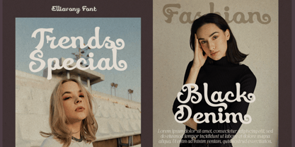 Eliavony Font Poster 4