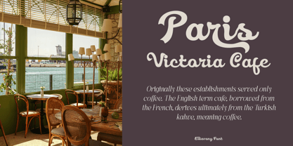 Eliavony Font Poster 2