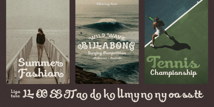 Eliavony Font Poster 6