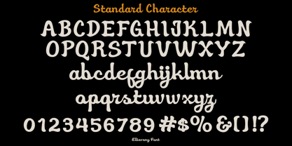 Eliavony Font Poster 3