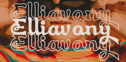 Eliavony Font Poster 1
