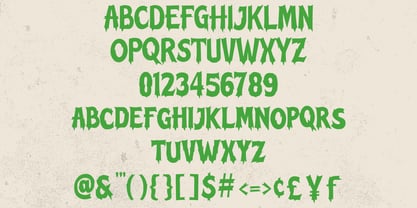 Wicked Veins Font Poster 4