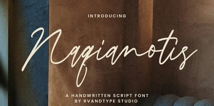 Naqianotis Font Poster 1