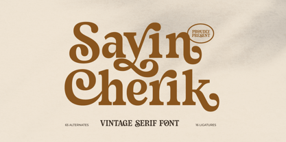 Sayin Cherik Font Poster 1