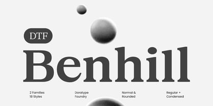 DTF Benhill Font Poster 1