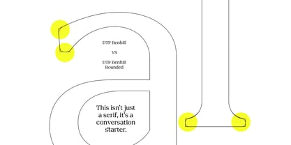 DTF Benhill Font Poster 8