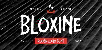 Bloxine Font Poster 1