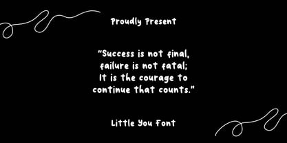 Little You Font Poster 4