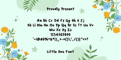 Little You Font Poster 2