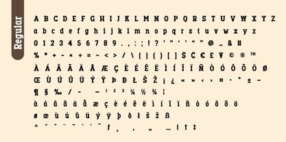 Fox Granite Font Poster 10