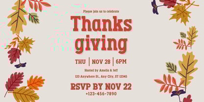 Fox Granite Font Poster 5