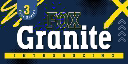 Fox Granite Font Poster 1