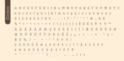 Fox Granite Font Poster 11